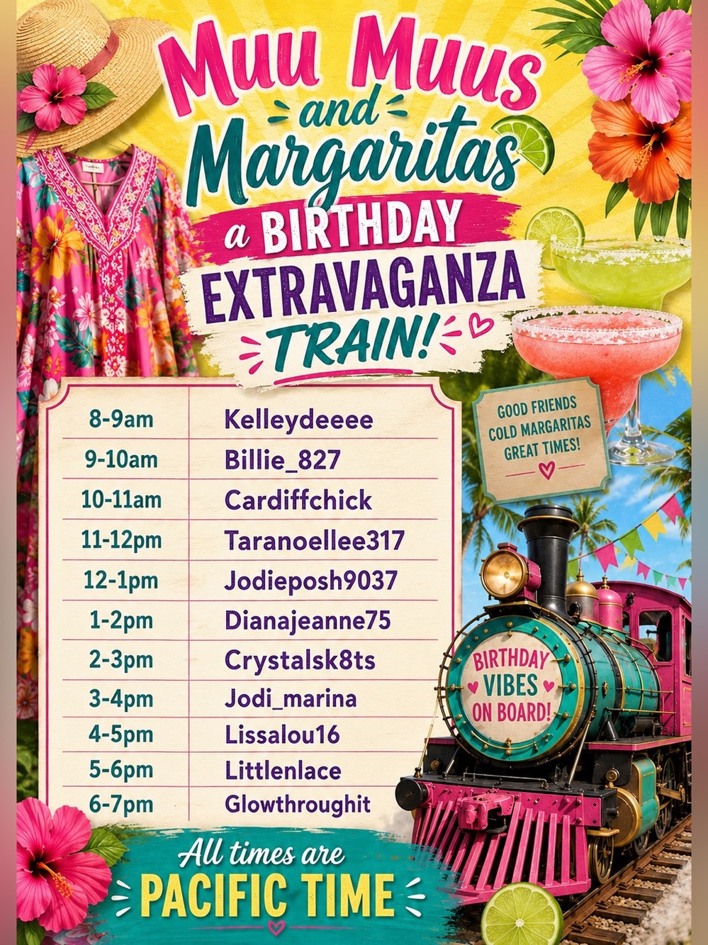 Train SHOWS: 7/28